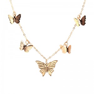 Жіночий кулон "Метелики", С8254
