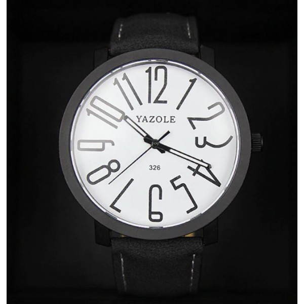 Часы женские "YAZOLE", черные, С8336