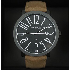 Жіночий годинник "YAZOLE", коричневі, С8337