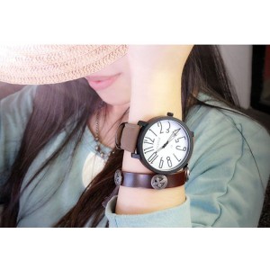 Жіночий годинник "YAZOLE", коричневі, С8337