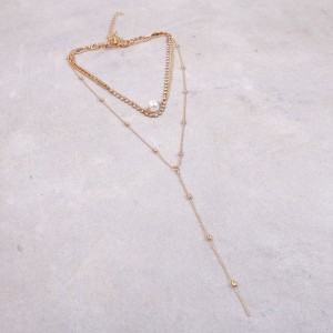 Ожерелье-чокер цепочка "Жемчуг", С8511