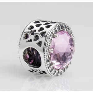 Шарм "Розовые сияющие сердца" , С1232