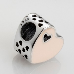 Шарм "Розовое сердце" , С8578