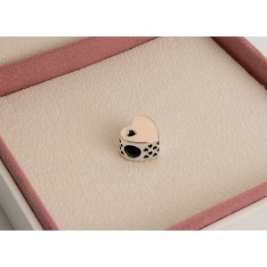 Шарм "Розовое сердце" , С8578