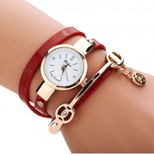 Жіночий годинник "Susenstone", червоні