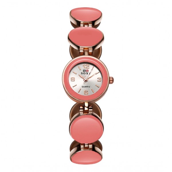 Часы женские  "SOXY" розовые, C8634