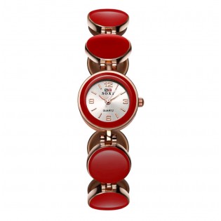 Жіночий годинник "SOXY "червоні