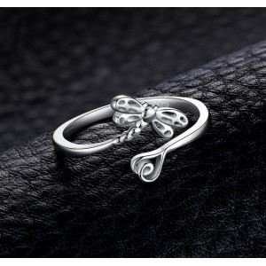 Серебряное кольцо "Стрекоза", С8670