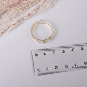 Кольцо "Одуванчик" из древесной смолы, С8743