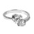 Женское кольцо с камнем "Сердца"