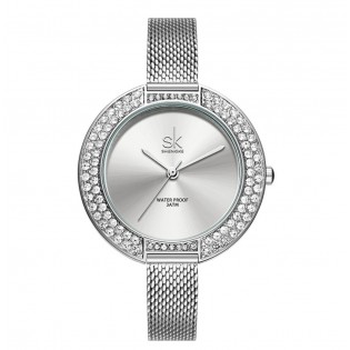 Жіночий годинник "SK", сріблястий