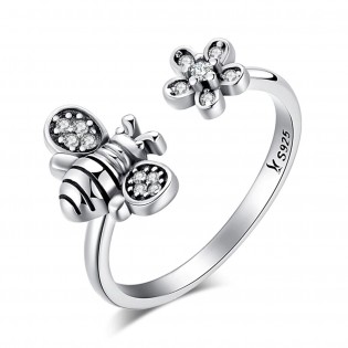 Срібний перстень "Бджола"