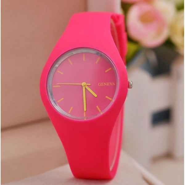 Часы женские "MILER", розовые, С9024