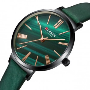 Часы женские "CURREN", зеленые, С9029