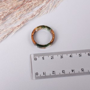 Кольцо из древесной смолы, С9129