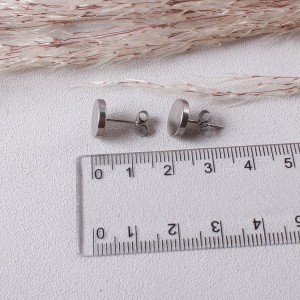 Сережки чоловічі, сріблясті, С9139