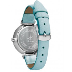 Часы женские "SK", голубой, С9304