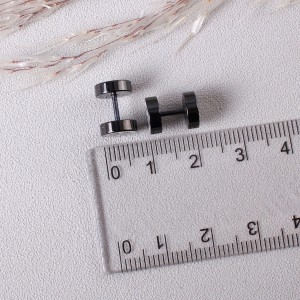 Сережки гвоздики у вигляді гантелі , С9359