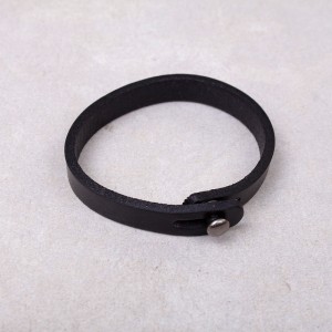 Кожаный браслет, черный, С9395
