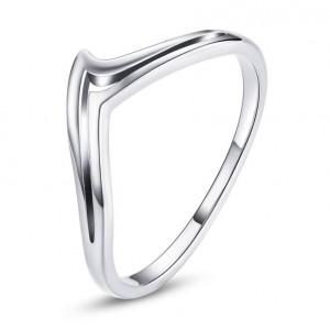 Серебряное кольцо "Волна", С9709
