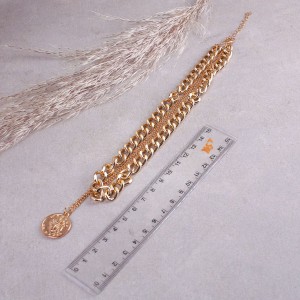 Ожерелье-чокер, золотистый, С9740