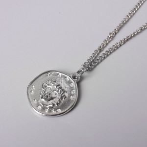 Ожерелье-чокер, серебристый, С9741