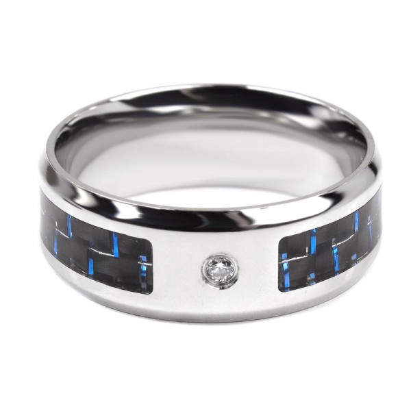 Мужское кольцо с цирконием , С9765