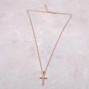Ожерелье цепочка с крестиком, С9777