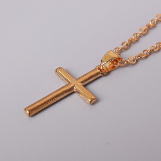 Ожерелье цепочка с крестиком