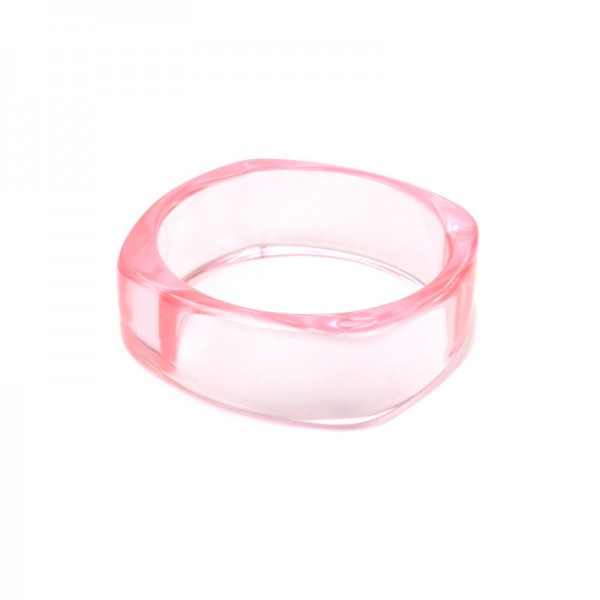 Акриловый браслет, розовый, С9779