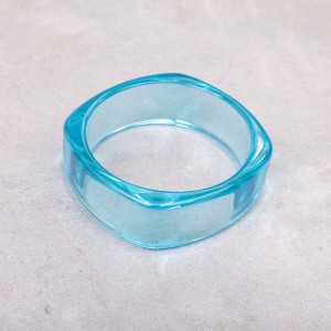 Акриловый браслет, голубой, С9780