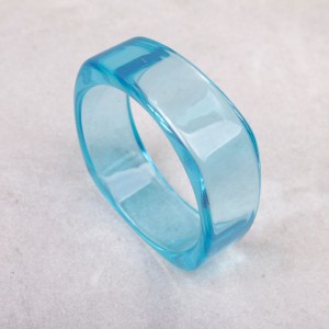 Акриловий браслет, блакитний, С9780