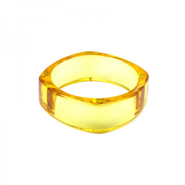 Акриловий браслет, жовтий, С9781