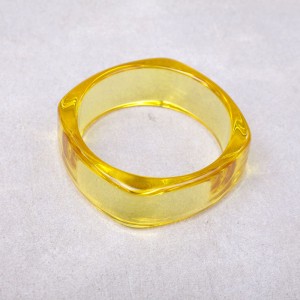 Акриловый браслет, желтый, С9781