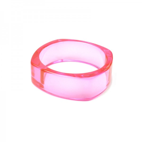 Акриловый браслет, розовый, С9783
