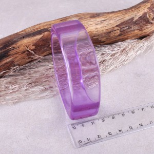 Акриловый браслет, фиолетовый, С9787