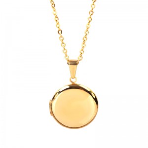 Медальйон круглий золотий, С9853