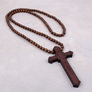 Дерев'яний хрест, коричневий, С9925