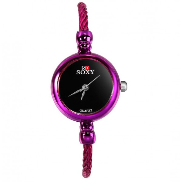 Часы женские "SOXY", фиолетовые, С9960