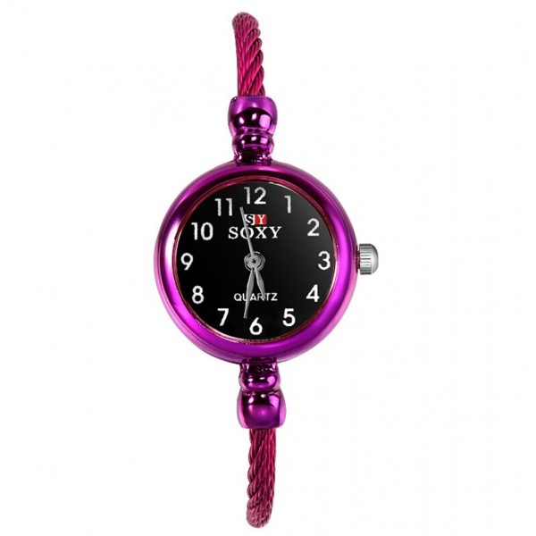 Часы женские "SOXY", фиолетовые, С9961