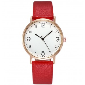 Жіночий годинник, червоний, С9983