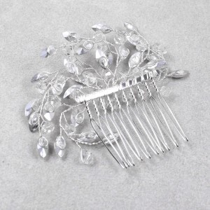 Весільний гребінь для волосся з перлами, С10055