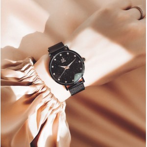 Часы женские "SK", черный, С10096
