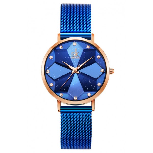 Годинник жіночий "SK", синій, С10098