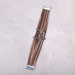 Жіночий браслет "Amorcome", коричневий, С10156