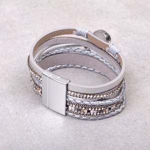 Жіночий браслет "Amorcome", сріблястий, С10162