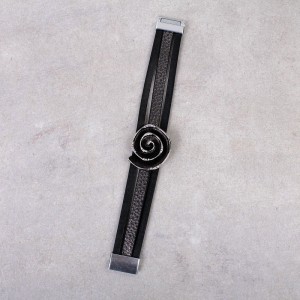 Жіночий браслет "Amorcome", чорний, С10164