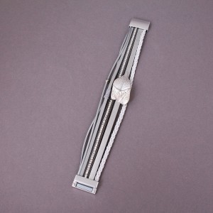 Жіночий браслет "Amorcome", сріблястий, С10166
