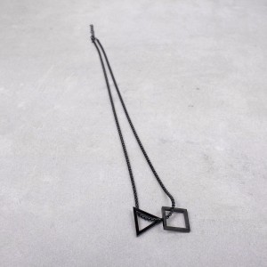 Кулон "Ромб-трикутник" із сталі, С10256
