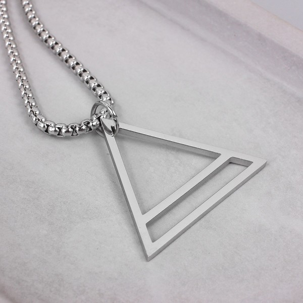 Кулон "Треугольник" из стали, С10259